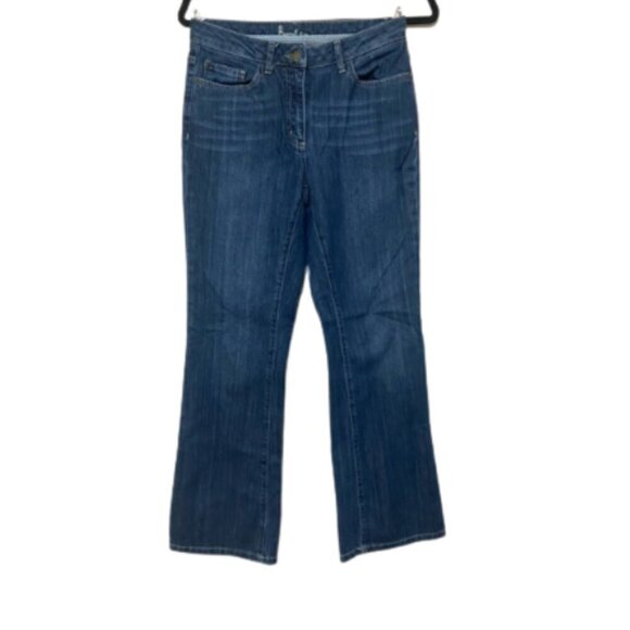 Boden EUC medium wash bootcut mid rise denim size 6P - Picture 1 of 7